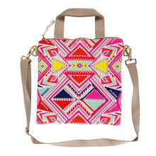 Load image into Gallery viewer, Neon Aztec Cross Body Bag
