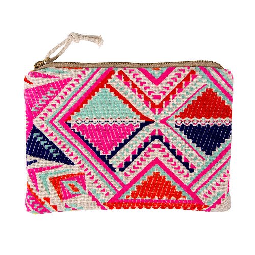 Neon Aztec Pouch