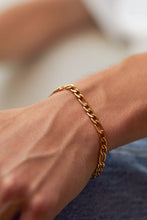 Load image into Gallery viewer, Men&#39;s Figaro Chain Bracelet PVD Gold Plated *Waterproof*
