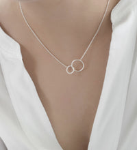 Load image into Gallery viewer, Sterling Silver Eternity Necklace
