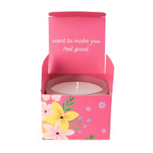 Load image into Gallery viewer, Single Candle Gift Set Celebrations - Floral Pink
