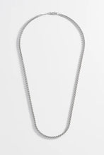 Load image into Gallery viewer, Men&#39;s Spiga Chain Necklace PVD Rhodium Plated *Waterproof*
