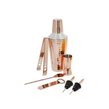 Load image into Gallery viewer, Copper Cocktail Making Set 7pcs
