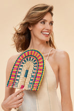 Load image into Gallery viewer, Summer Carnival Sea Grass Woven Hand Fan
