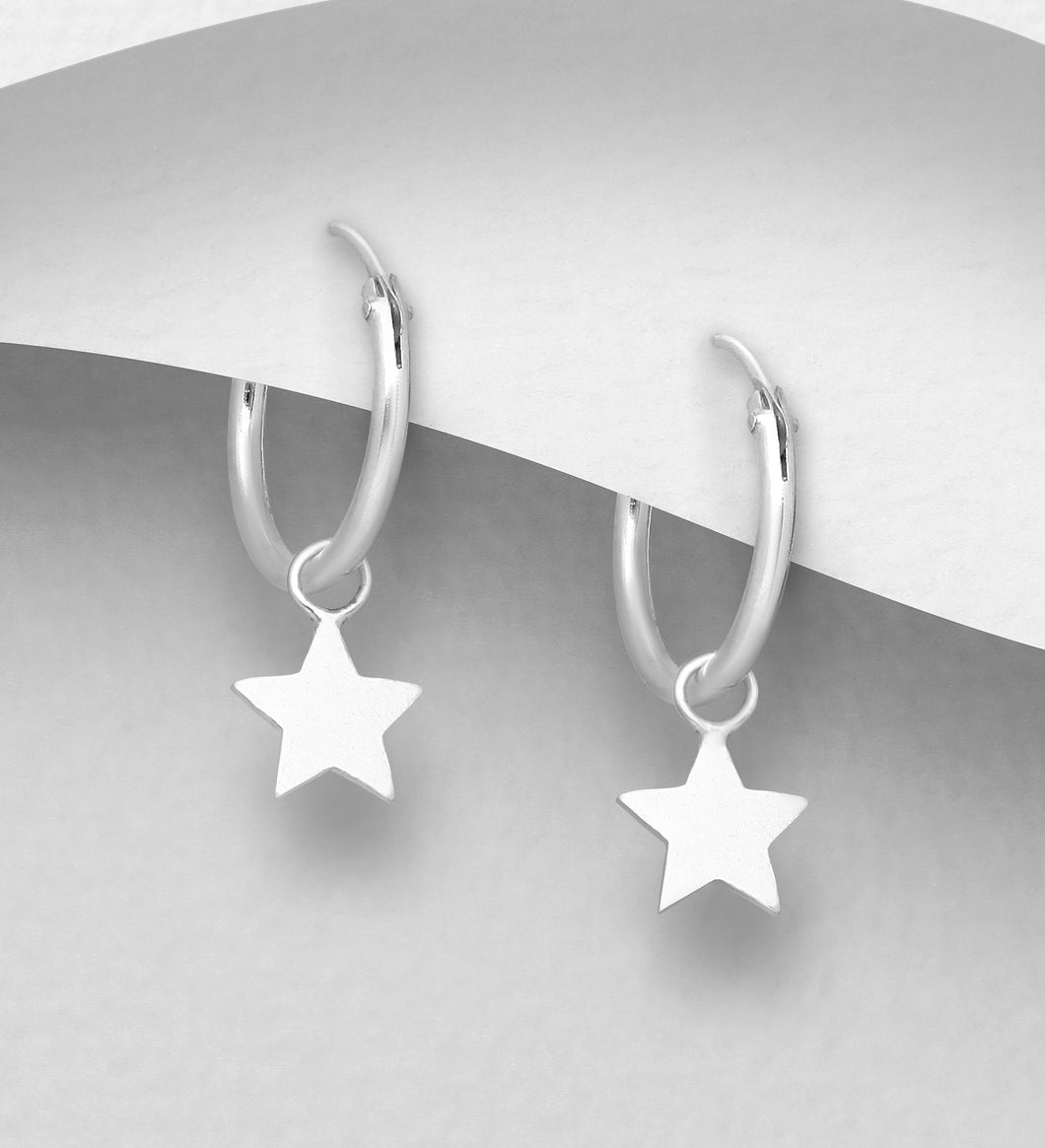 Mini Hoops with Star Drop