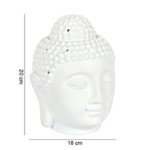 Load image into Gallery viewer, Wax/Oil Burner - White Buddha Head Large
