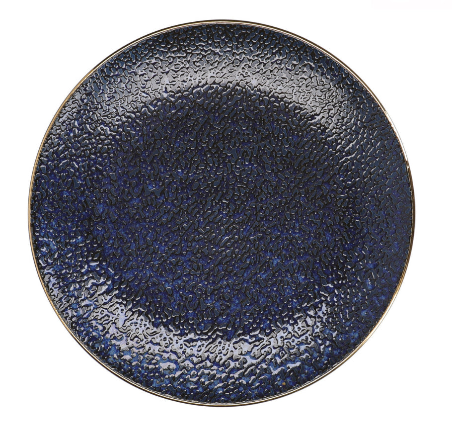 Satori 27cm Porcelain Indigo Blue Plate