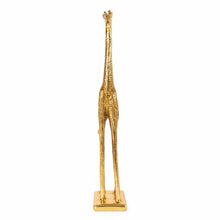 Load image into Gallery viewer, Tall Standing Giraffe - Gold 44.5cm
