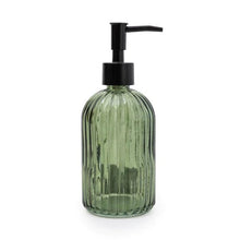 Load image into Gallery viewer, Green Glass Soap Dispenser
