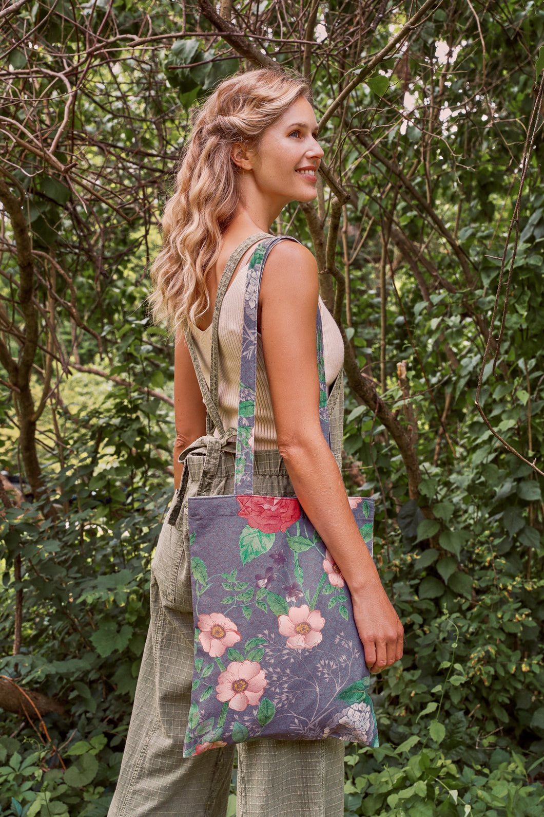 Hedgerow Tote Bag in Pewter