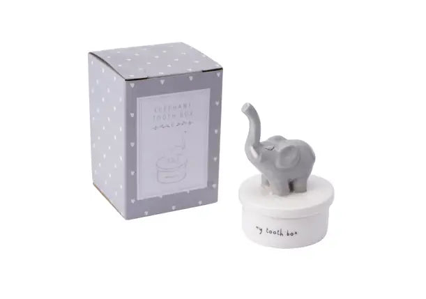 Send with Love Ceramic Elephant Tooth Box