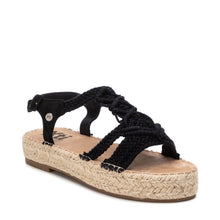 Load image into Gallery viewer, XTI Low Wedge Sandal in Black
