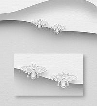 Load image into Gallery viewer, Bee Stud Earrings
