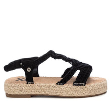 Load image into Gallery viewer, XTI Low Wedge Sandal in Black
