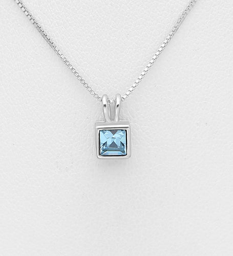 sterling silver gifts for ladies, valentines ideas 2023, valentines gifts for the girlfriend, valentines gifts for the wife, 2023 valentines day, aquamarine blue necklace