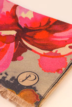 Load image into Gallery viewer, Luxury Printed Scarf Painted Peony
